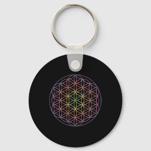 Heilige Geometrie Die Blume Des Lebens Yoga Yantra Schlüsselanhänger