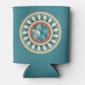 Heilige Geometrie Dosenkühler (Vorderseite)