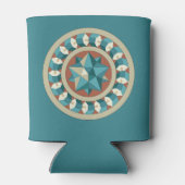 Heilige Geometrie Dosenkühler (Rückseite)