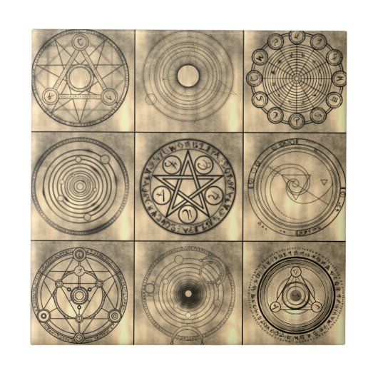 Heilige Geometrie | Fliese (Vorderseite)