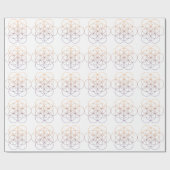 Heilige Geometrie Geschenkpapier (Flach)