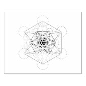 Heilige Geometrie Gummistempel (Prägung)