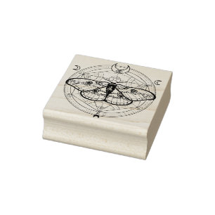 Heilige Geometrie Gummistempel