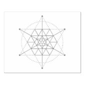 Heilige Geometrie Gummistempel (Prägung)