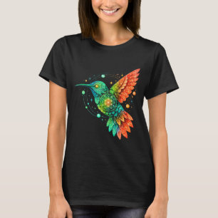 Heilige Geometrie Kolibri Mystisch Himmlisches Des T-Shirt