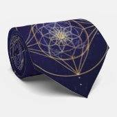 Heilige Geometrie Krawatte (Gerollt)