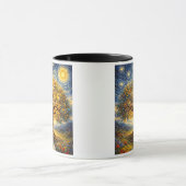 heilige Geometrie Kunst Baum Tasse (Zentrum)