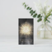 *~* Heilige Geometrie . Light Rays Golden Totem Visitenkarte (Stehend Vorderseite)