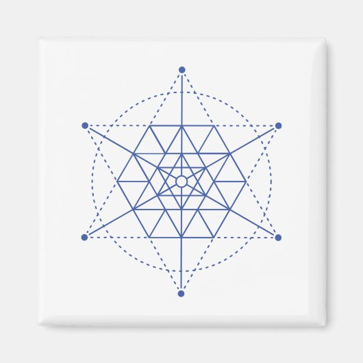 Heilige Geometrie Magnet (Vorne)