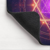 Heilige Geometrie Mandala – Licht innerhalb des Ko Mousepad (Ecke)