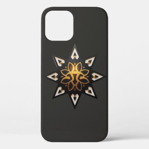 🌟 Heilige Geometrie Mandala - Zeitloser Goldener Case-Mate iPhone Hülle