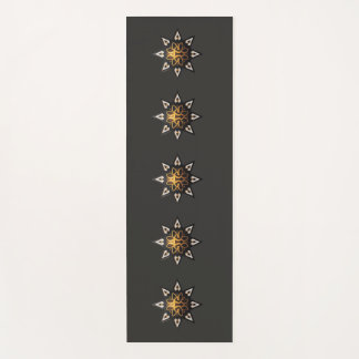 🌟 Heilige Geometrie Mandala - Zeitloser Goldener Yogamatte