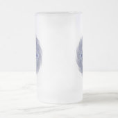 Heilige Geometrie Mattglas Bierglas (Mittel)