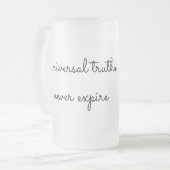 Heilige Geometrie-mattierte Tasse (Vorderseite Links)