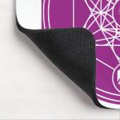 heilige Geometrie Metatrons Cube Abstrakte Energie Mousepad (Ecke)