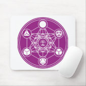 heilige Geometrie Metatrons Cube Abstrakte Energie Mousepad (Mit Mouse)