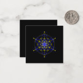 Heilige Geometrie Mitteilungskarte (Vorderseite/Rückseite Beispiel)