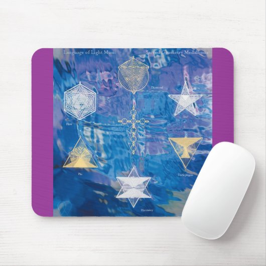 Heilige Geometrie Mousepad (Mit Mouse)