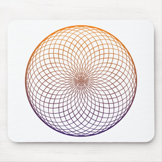 Heilige Geometrie Mousepad (Vorne)