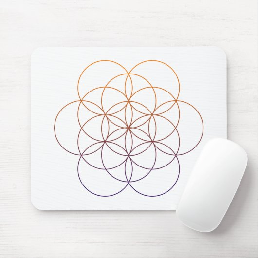 Heilige Geometrie Mousepad (Mit Mouse)
