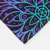 Heilige Geometrie nahtloses Muster. Hinduische Sym Fleecedecke (Ecke)