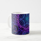 Heilige Geometrie nahtloses Muster. Hinduische Sym Kaffeetasse (Vorderseite Links)