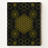 Heilige Geometrie Notizblock (Rückseite)