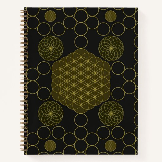 Heilige Geometrie Notizblock (Vorderseite)