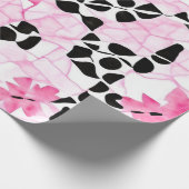 Heilige Geometrie: Rosa, Schwarz und Weiß Edition Geschenkpapier (Ecke)