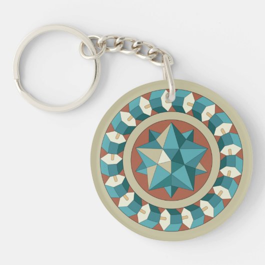 Heilige Geometrie Schlüsselanhänger (Vorderseite)