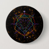Heilige Geometrie-Sigil Button (Vorderseite)