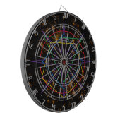 Heilige Geometrie-Sigil Dartscheibe (Vorderseite Links)