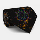 Heilige Geometrie-Sigil Krawatte (Gerollt)