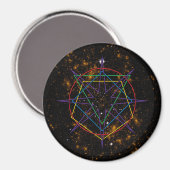 Heilige Geometrie-Sigil Magnet (Vorderseite/Rückseite)