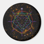 Heilige Geometrie-Sigil Magnet (Vorne)