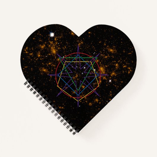 Heilige Geometrie-Sigil Notizblock (Vorderseite)