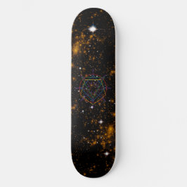 Heilige Geometrie-Sigil Skateboard