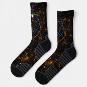Heilige Geometrie-Sigil Socken (Links)