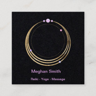 Heilige Geometrie spirituelles Neualter und metaph Quadratische Visitenkarte