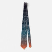 Heilige Geometrie Sunset Neck Tie Krawatte (Vorderseite)