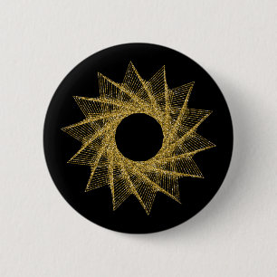 Heilige Geometrie-Symbol Button