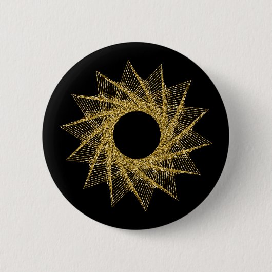 Heilige Geometrie-Symbol Button (Vorderseite)