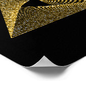 Heilige Geometrie-Symbol Poster (Ecke)