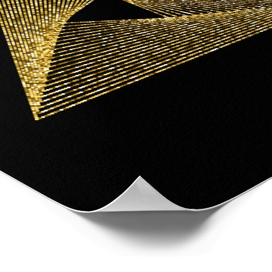 Heilige Geometrie-Symbol Poster (Ecke)