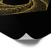 Heilige Geometrie-Symbol Poster (Ecke)