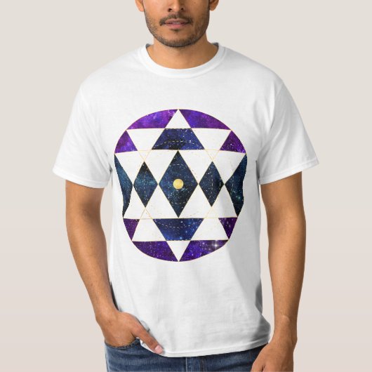 heilige Geometrie T-Shirt (Vorderseite)
