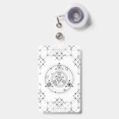 Heilige Geometrie und geometrischer Ausweis (Vorderseite mit einziehbar)