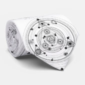 Heilige Geometrie und geometrischer Krawatte (Gerollt)