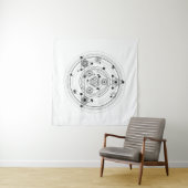 Heilige Geometrie und geometrischer Wandteppich (Beispiel (Horizontal))