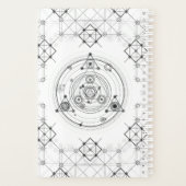 Heilige Geometrie und geometrisches Alchimiemuster Planer (Rückseite)